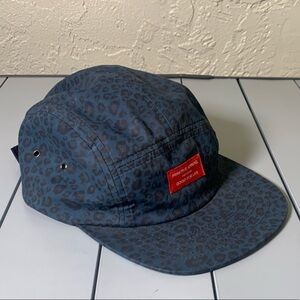 Primitive “GFL” 5 Panel Blue Leopard All Over Print Hat